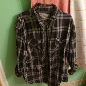 Guess mens button up